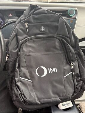 IMI Black Multi-Compartment Backpack